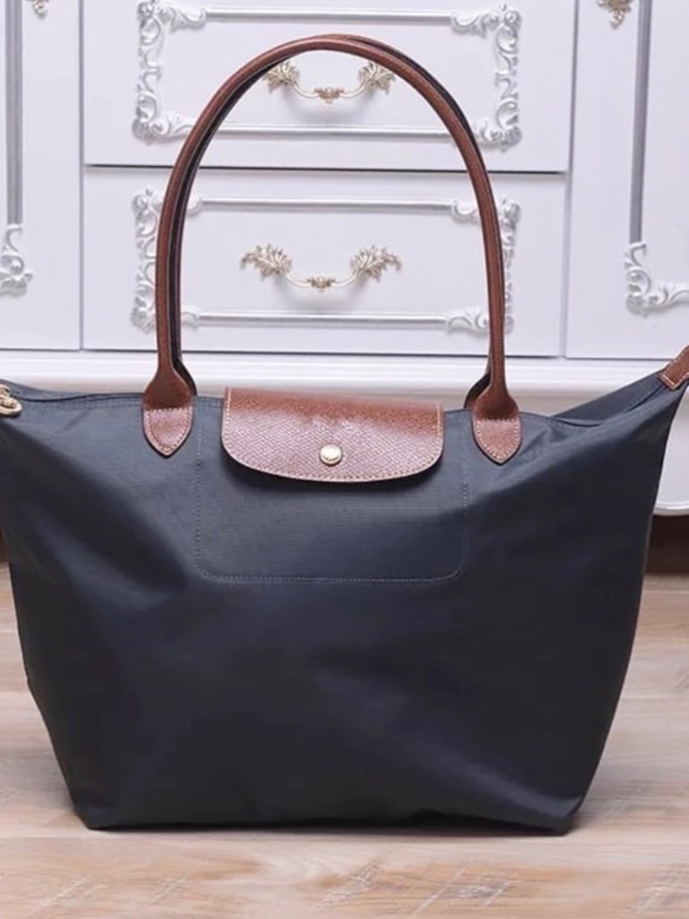 NWT Longchamp Large Le Pliage tote